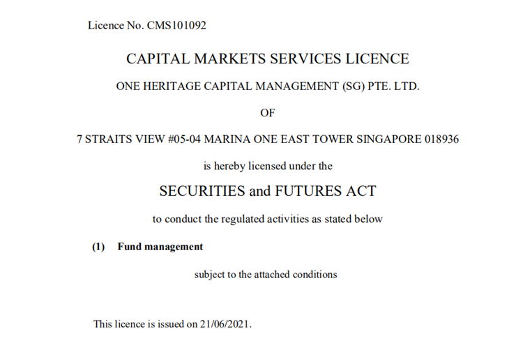 太一资本,太一控股集团,新加坡资本管理公司
