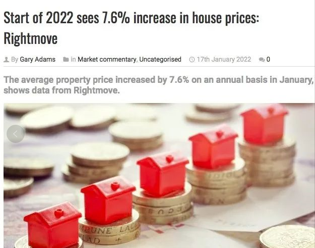 外事邦,海外地产平台,2022英国房价上涨,英出台二套房新规