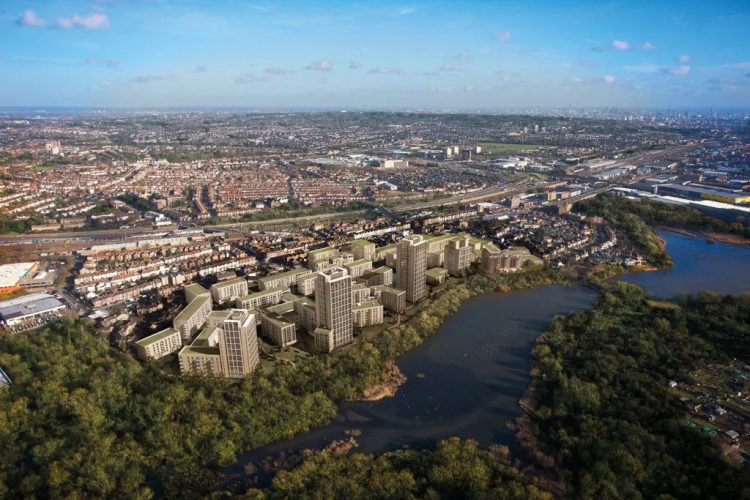 外事邦,英国伦敦房产,Hendon Waterside,亨登水岸,伦敦学区房产,伦敦40万英镑房产